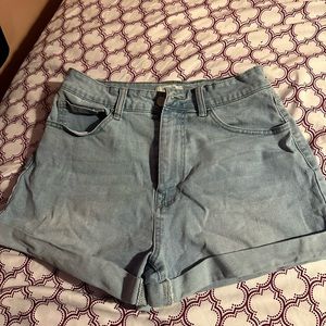 Denim shorts